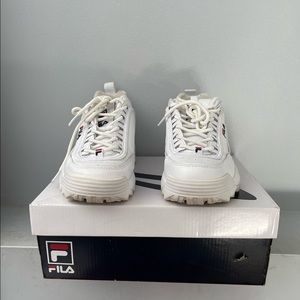 White Fila Sneakers
